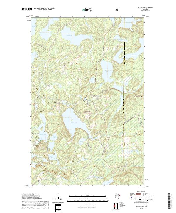 USGS Topographic Map – Wilson Lake
