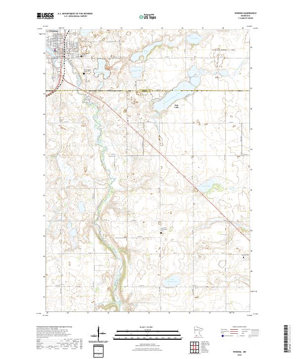 USGS Topographic Map – Windom