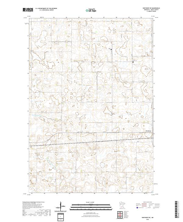 USGS Topographic Map – Winthrop SW