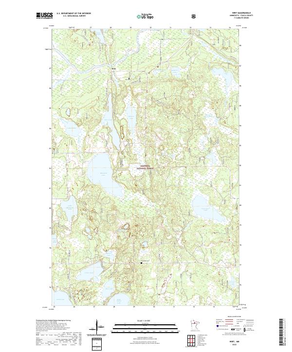 USGS Topographic Map – Wirt