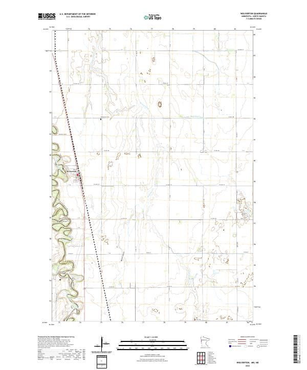 USGS Topographic Map – Wolverton