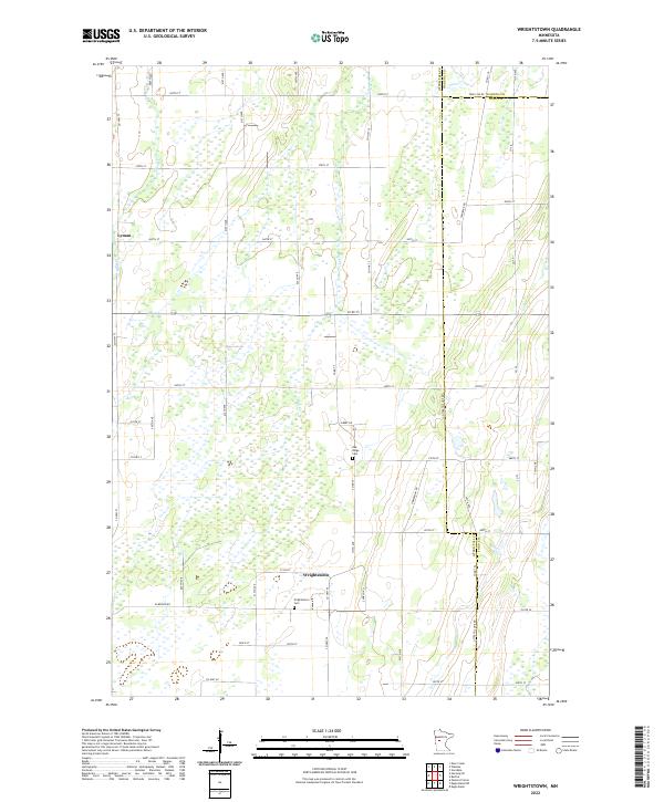USGS Topographic Map – Wrightstown