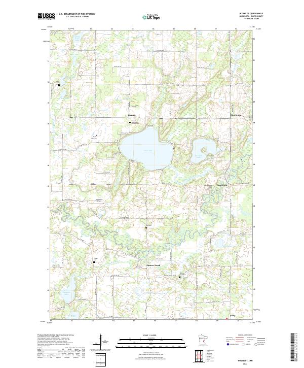 USGS Topographic Map – Wyanett