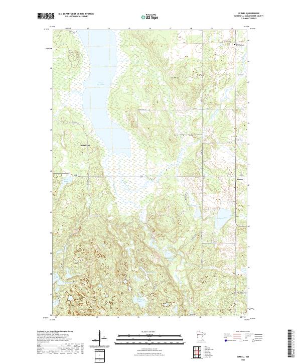 USGS Topographic Map – Zerkel