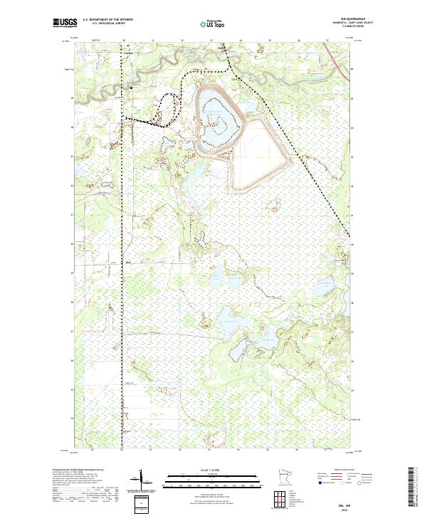 USGS Topographic Map – Zim
