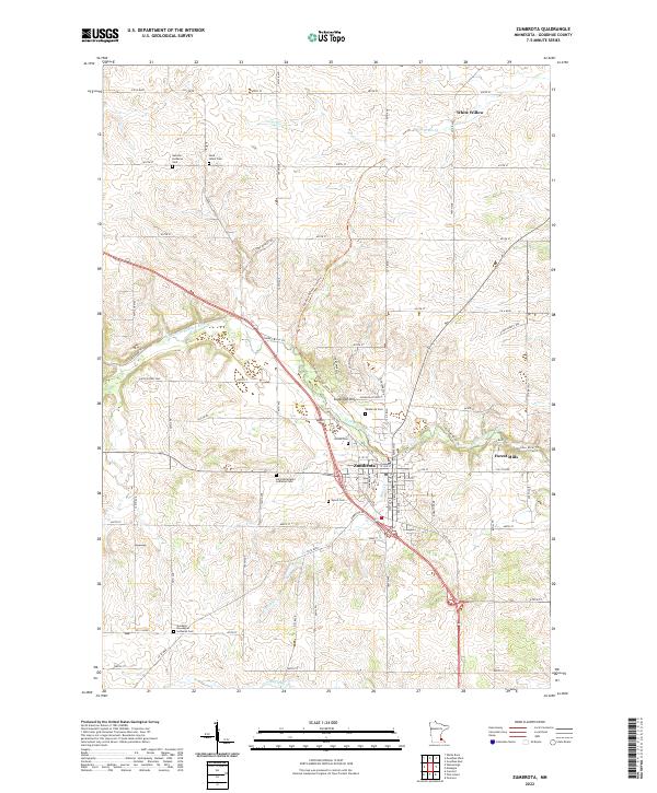 USGS Topographic Map – Zumbrota