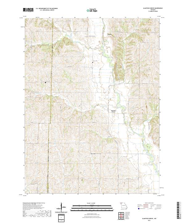 USGS Topographic Map – Alanthus Grove