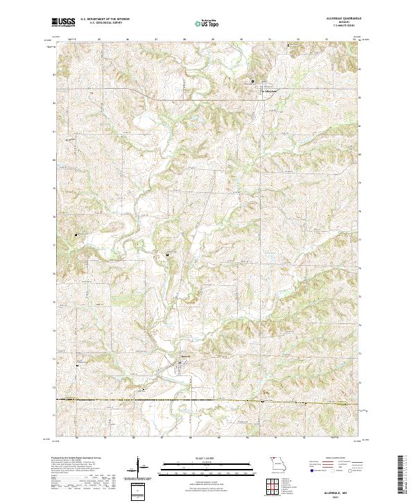 USGS Topographic Map – Allendale