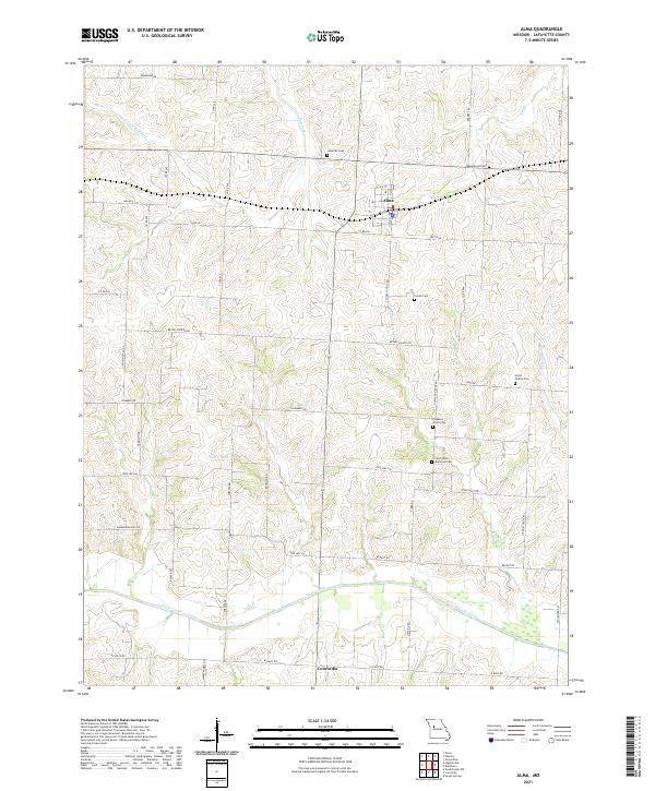 USGS Topographic Map – Alma