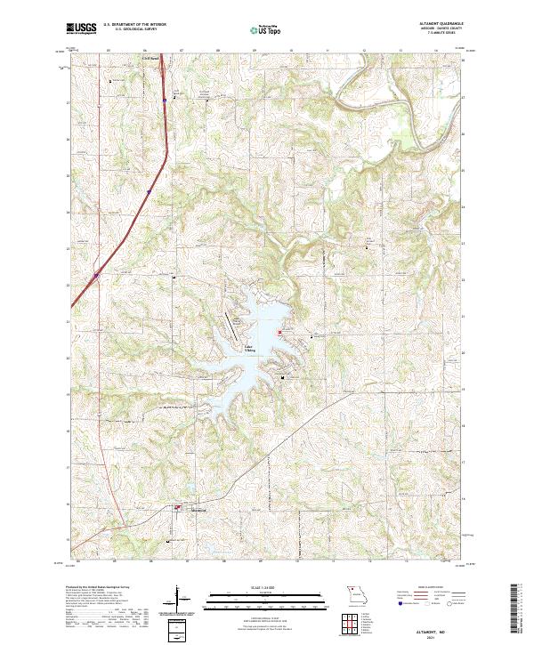 USGS Topographic Map – Altamont