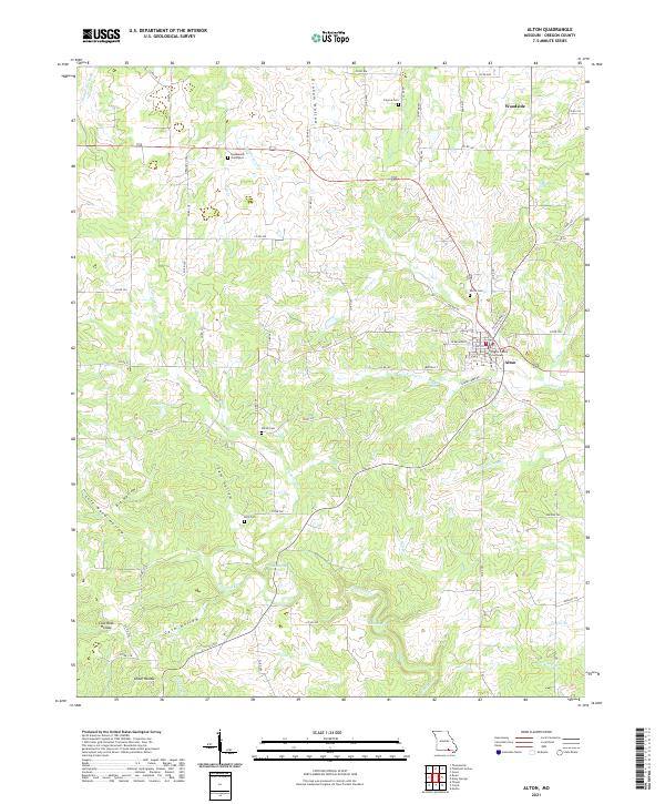 USGS Topographic Map – Alton
