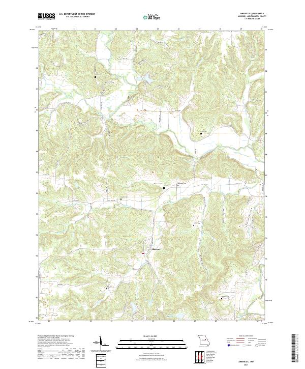 USGS Topographic Map – Americus