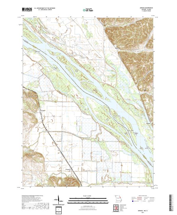 USGS Topographic Map – Annada