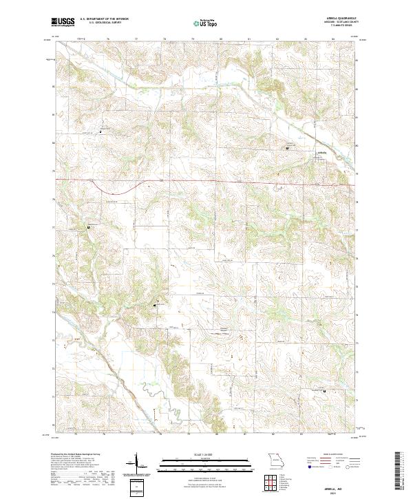 USGS Topographic Map – Arbela