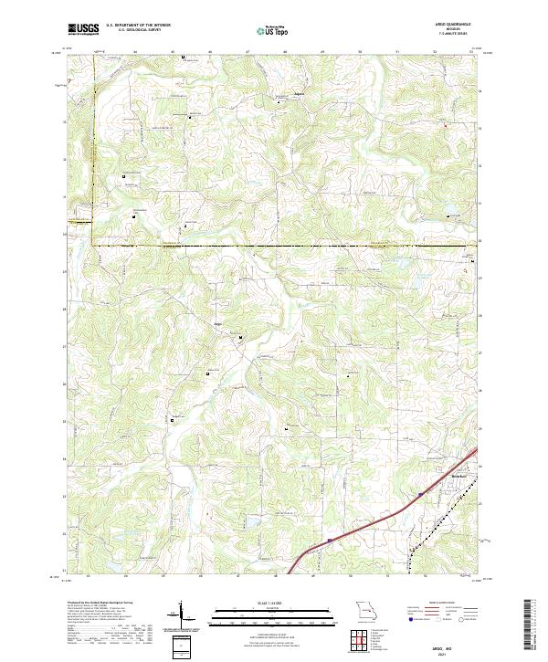 USGS Topographic Map – Argo
