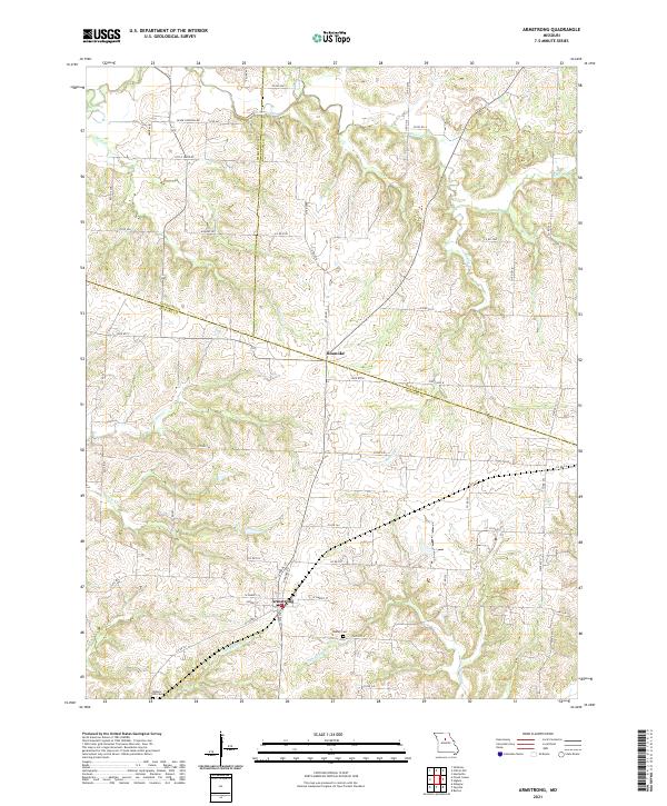USGS Topographic Map – Armstrong