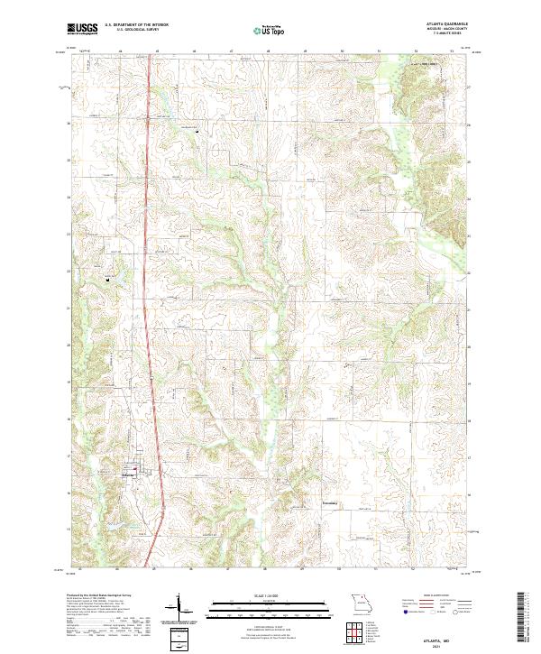 USGS Topographic Map – Atlanta