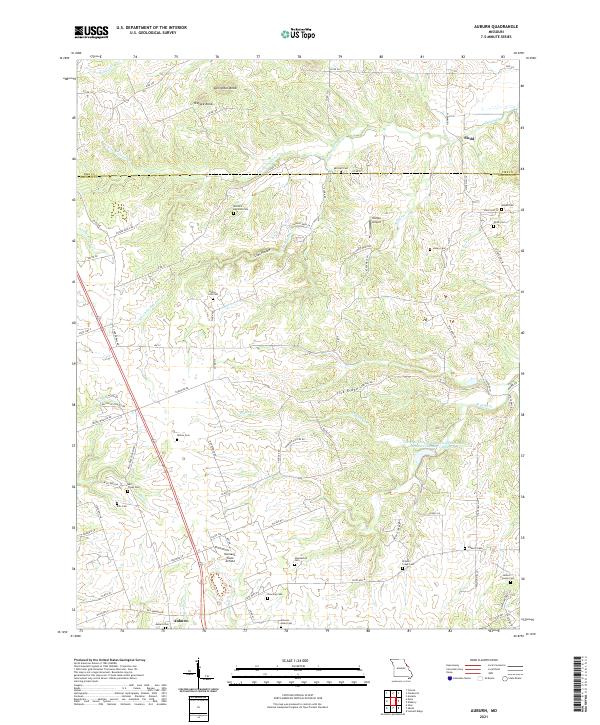 USGS Topographic Map – Auburn