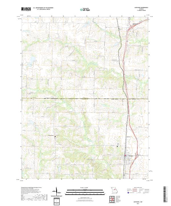 USGS Topographic Map – Auxvasse