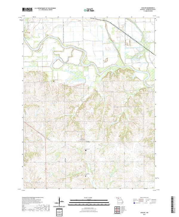 USGS Topographic Map – Avalon