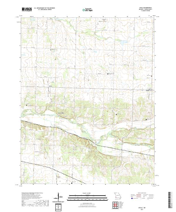 USGS Topographic Map – Avilla