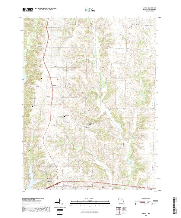 USGS Topographic Map – Axtell