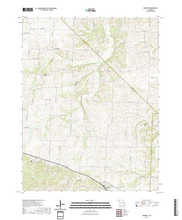 USGS Topographic Map – Barnett