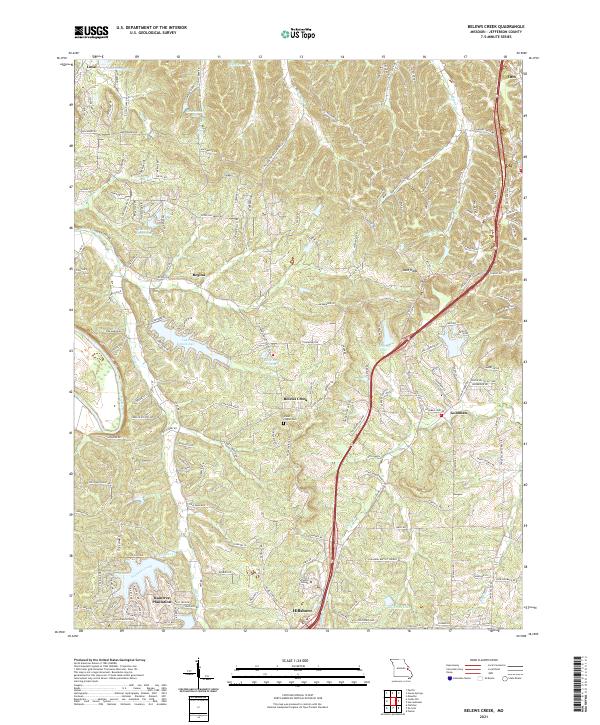USGS Topographic Map – Belews Creek
