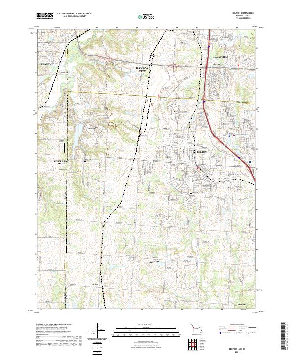 USGS Topographic Map – Belton