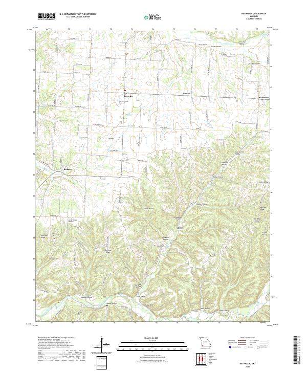 USGS Topographic Map – Bethpage