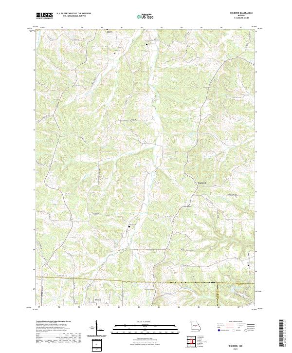 USGS Topographic Map – Big Bend