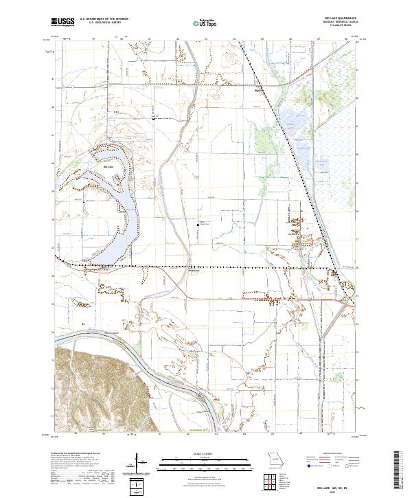USGS Topographic Map – Big Lake