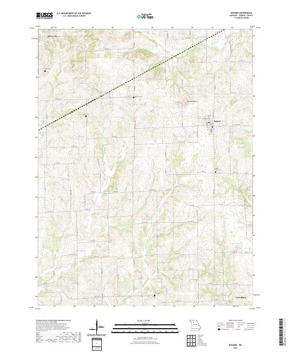USGS Topographic Map – Bogard
