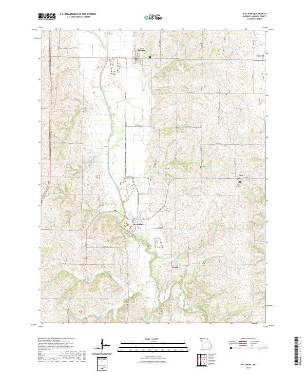 USGS Topographic Map – Bolckow