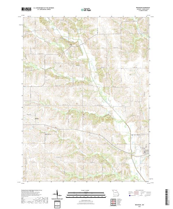 USGS Topographic Map – Brashear