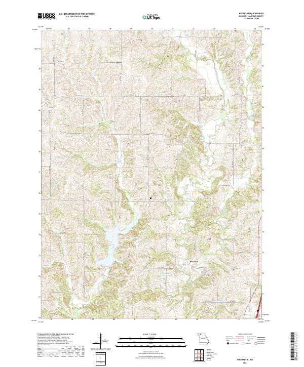 USGS Topographic Map – Brooklyn