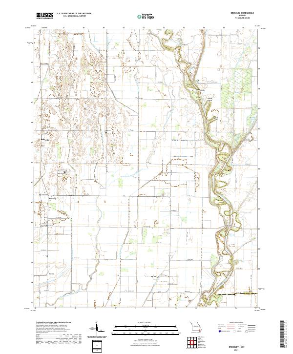 USGS Topographic Map – Broseley