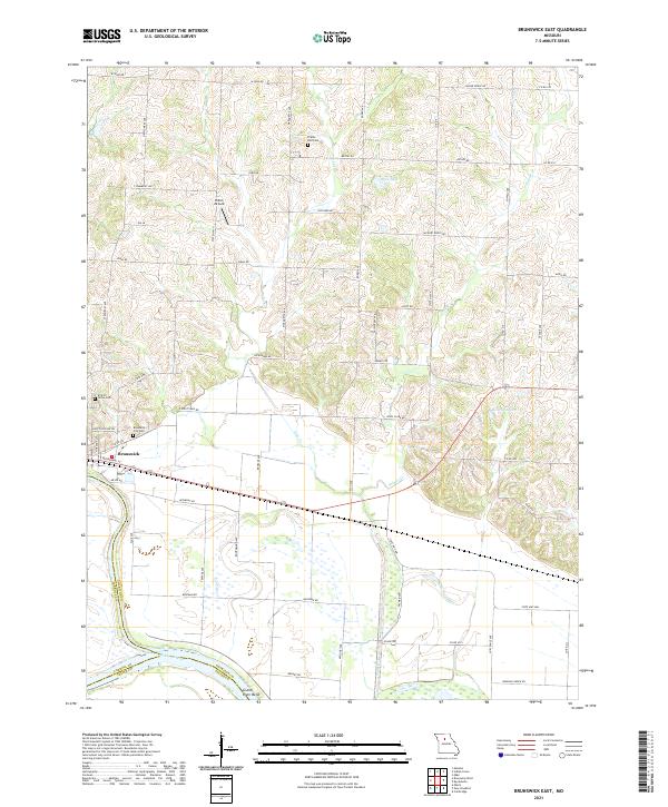 USGS Topographic Map – Brunswick East