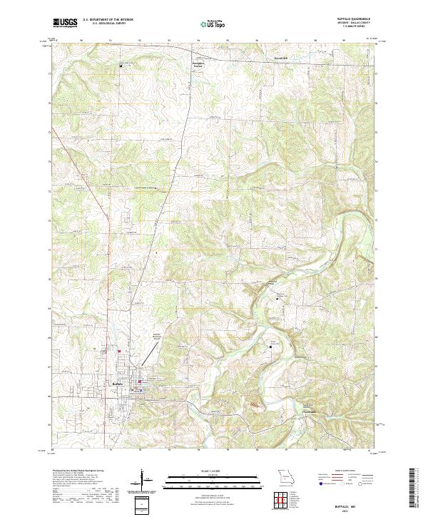 USGS Topographic Map – Buffalo