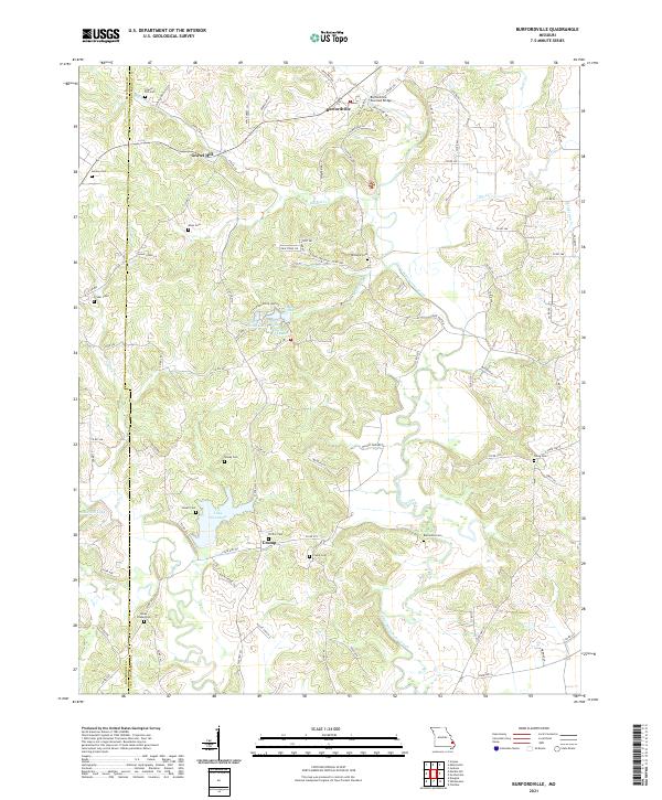 USGS Topographic Map – Burfordville
