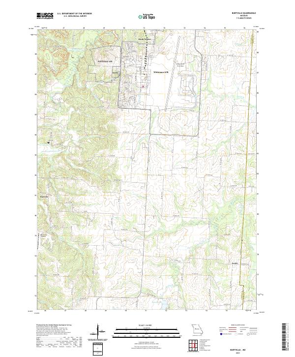 USGS Topographic Map – Burtville