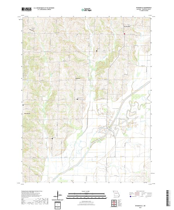 USGS Topographic Map – Bynumville