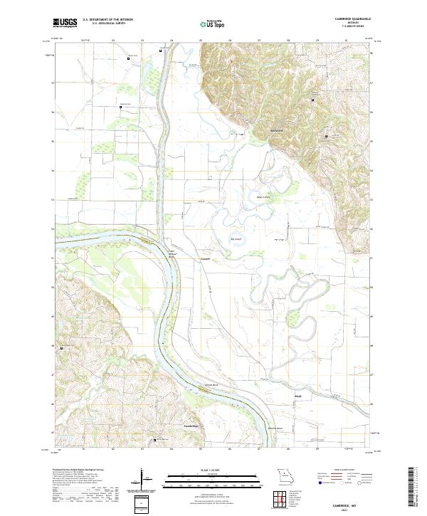 USGS Topographic Map – Cambridge