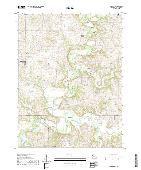USGS Topographic Map – Camden Point
