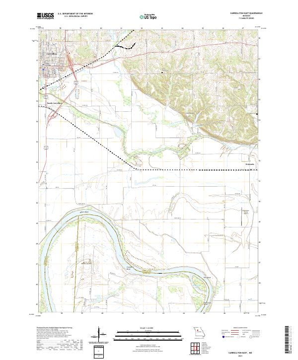 USGS Topographic Map – Carrollton East