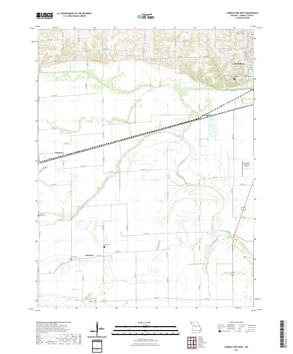 USGS Topographic Map – Carrollton West