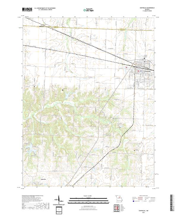USGS Topographic Map – Centralia