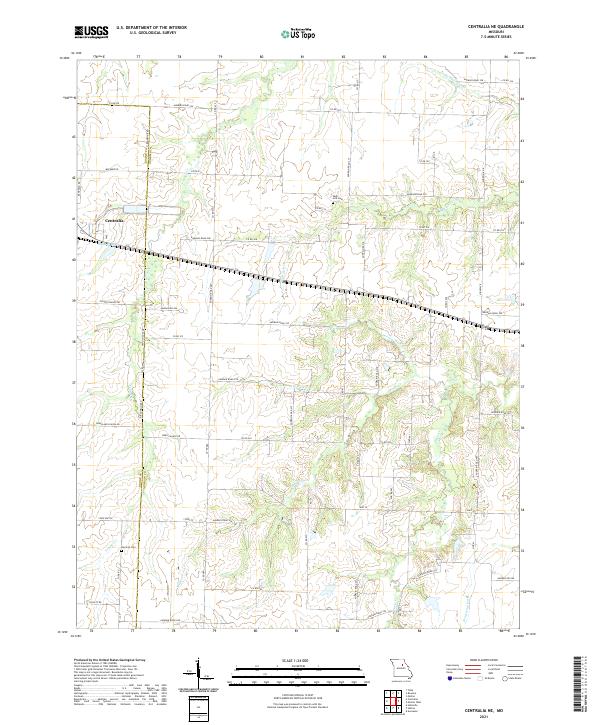 USGS Topographic Map – Centralia NE