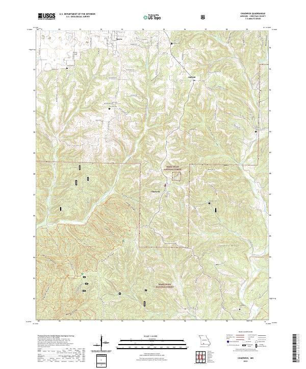 USGS Topographic Map – Chadwick