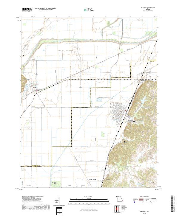 USGS Topographic Map – Chaffee